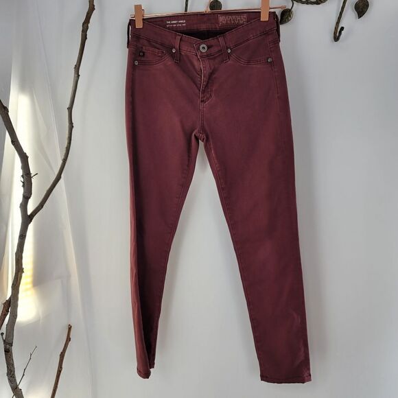 Ag adriano goldschmied brick red pants abbey ankle - Picture 14 of 14